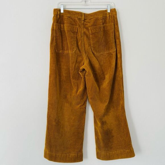Madewell Brown Corduroy Pants Straight-Leg sz 30 Boho Casual - Picture 2 of 12
